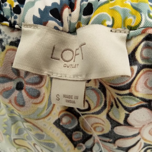 NWT LOFT Floral Paisley Print Skirt Small - Picture 12 of 12